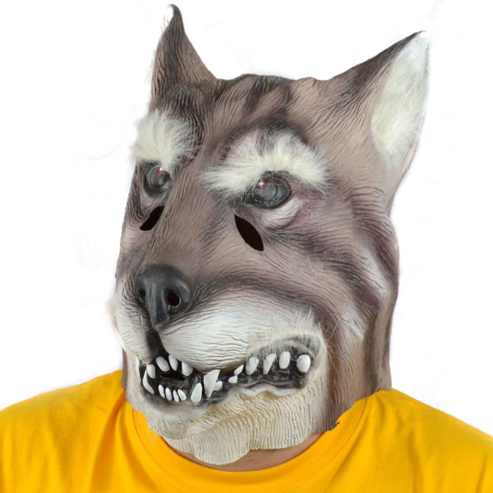 Karnevalová maska pro dospělé - Vlk s chlupama