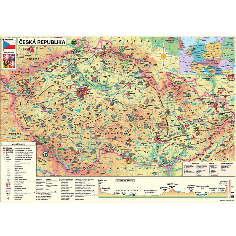 Puzzle 500 dílků - Mapa České republiky