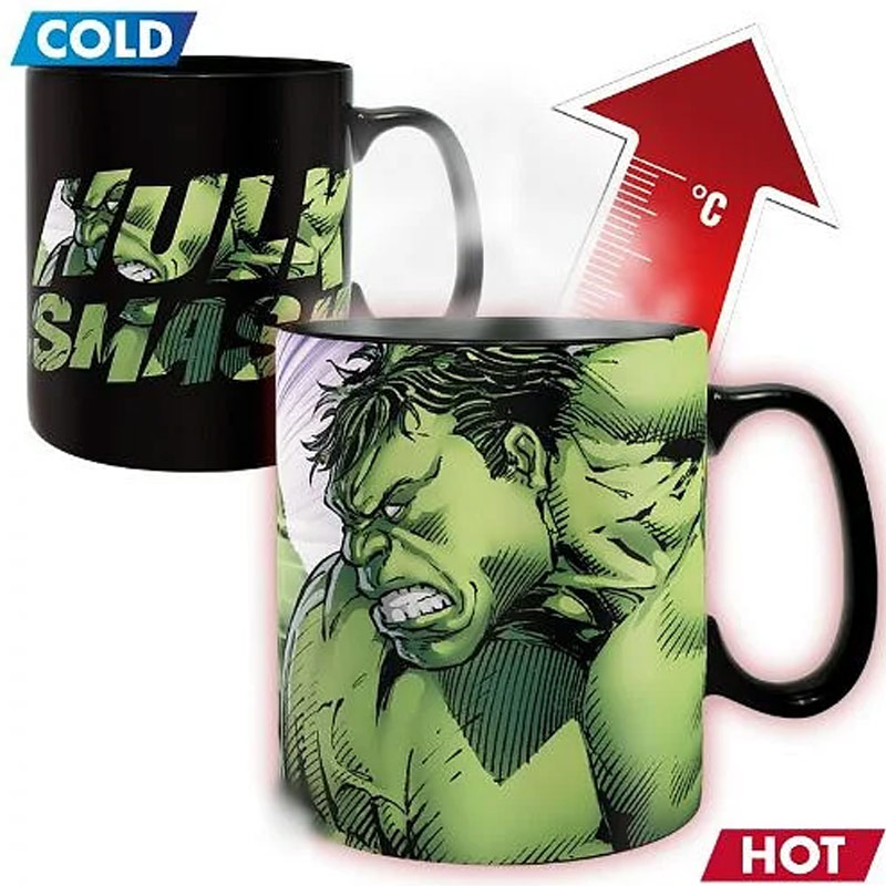 Měnící se hrnek Marvel - Hulk Smash