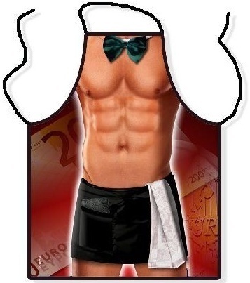 Kuchyňská zástěra na vaření - Číšník