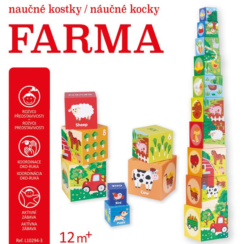 Farma - Naučné kostky