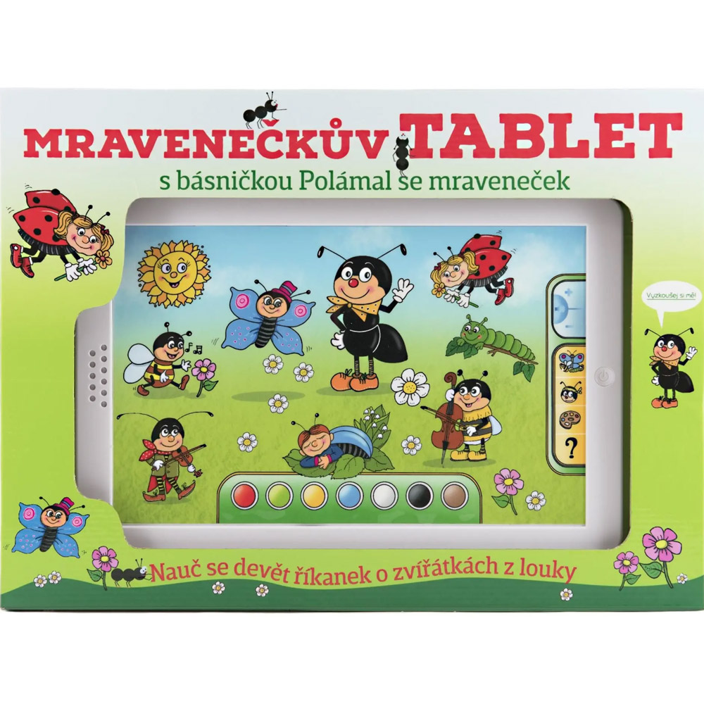 Mravenečkův tablet - na baterie se zvukem