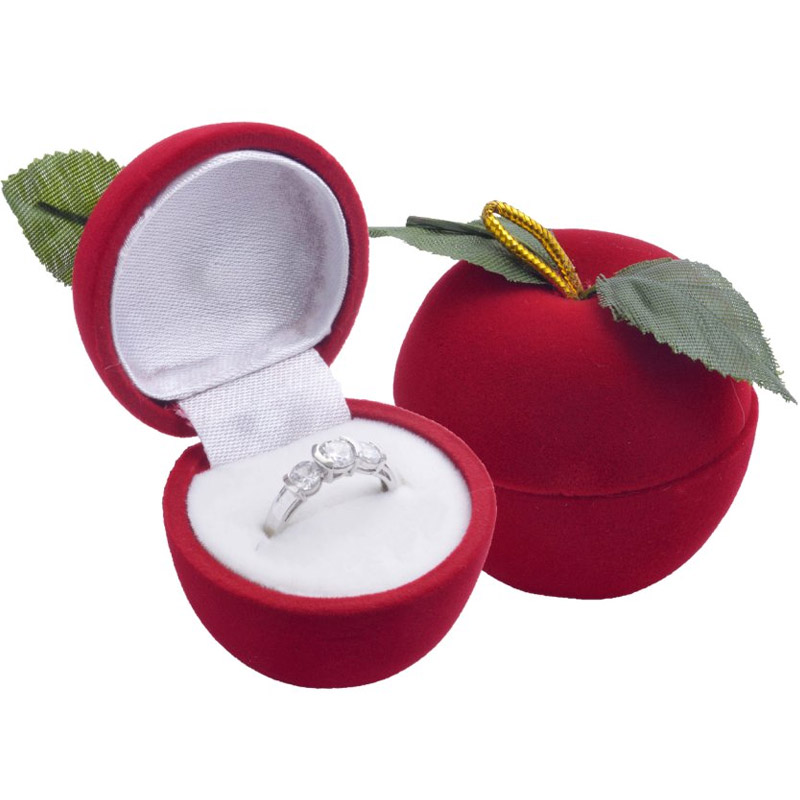 Krabička na šperk ve tvaru jablka