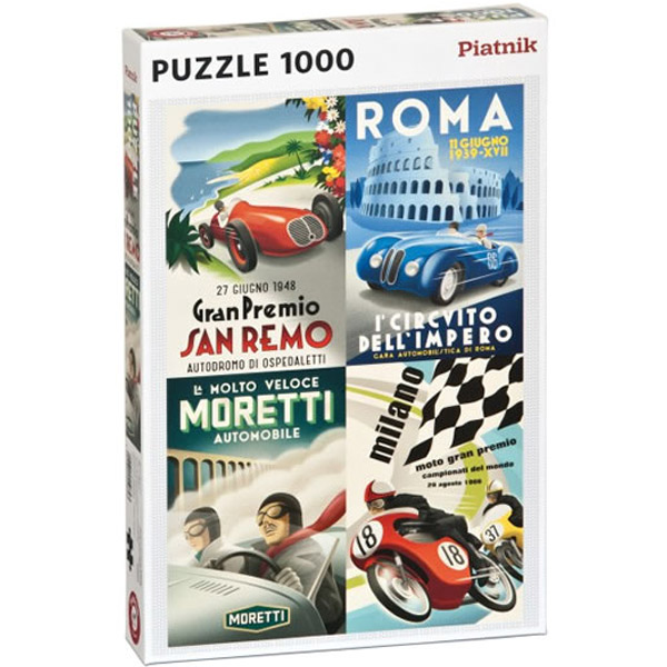 Puzzle 1000 dílků - Retro auto-moto