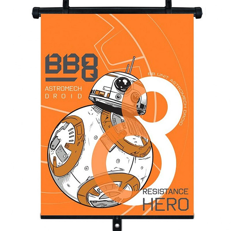 Sluneční clona Roletka Star Wars BB-8