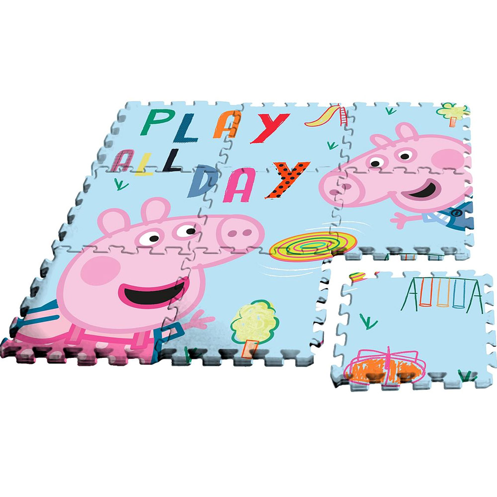 Podlahové pěnové puzzle Peppa Pig 9 dílů