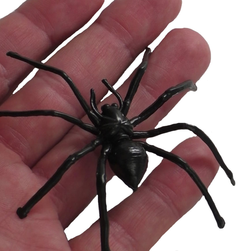 Pavouk - plastový - 8 cm