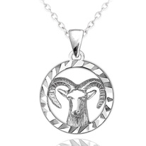 Stříbrný náhrdelník Minet Zodiac znamení KOZOROH