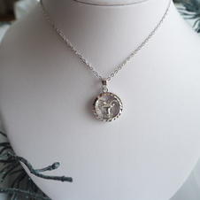 Stříbrný náhrdelník Minet Zodiac znamení KOZOROH