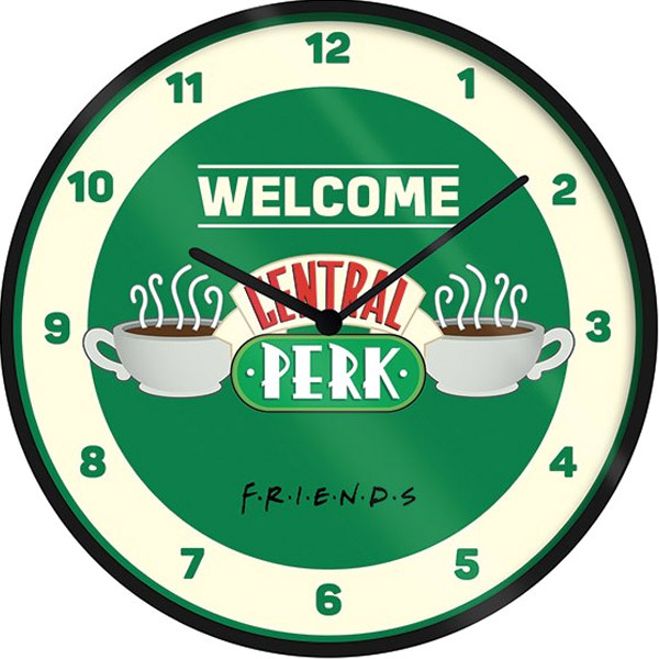 Nástěnné hodiny Friends Přátelé - Central Perk