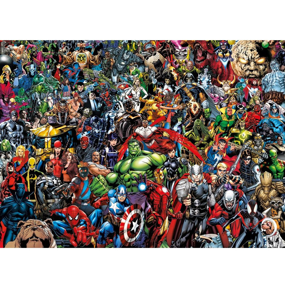 Puzzle Marvel - 80th Anniversary Impossible 1000 dílků