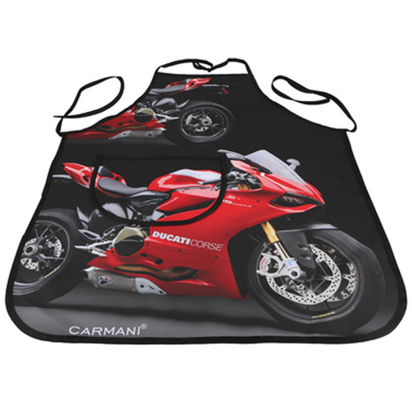 Zástěra s kapsou - Motorka Ducati