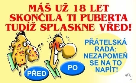 Přání k 18. narozeninám pro kluka (kartička)