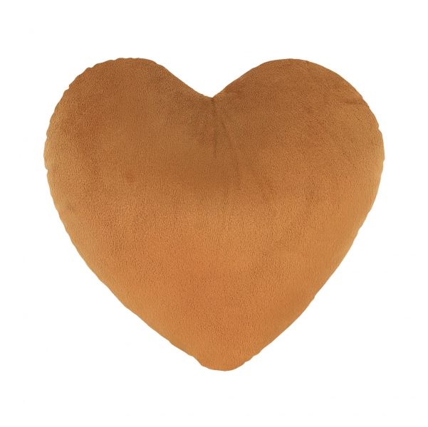Polštářek ve tvaru perníkového srdce - Z lásky