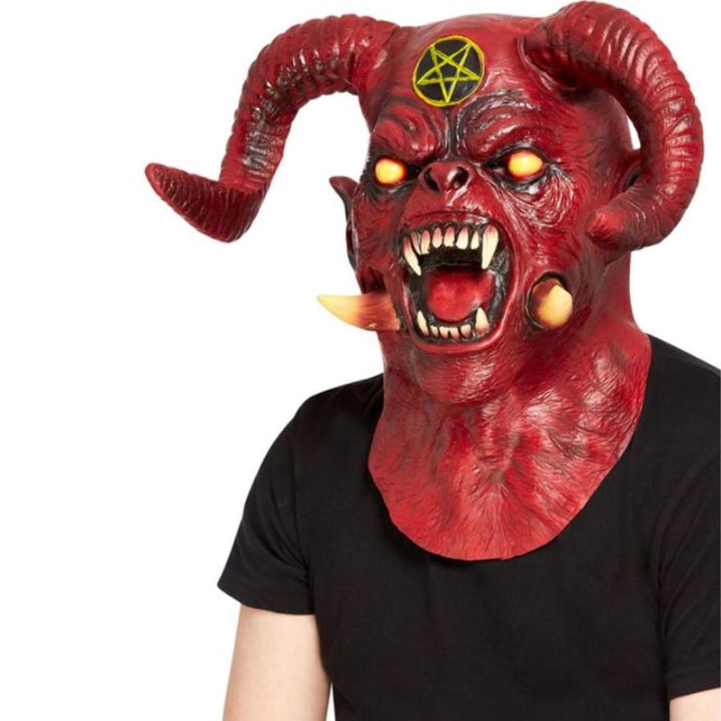 Maska čert satan - deluxe