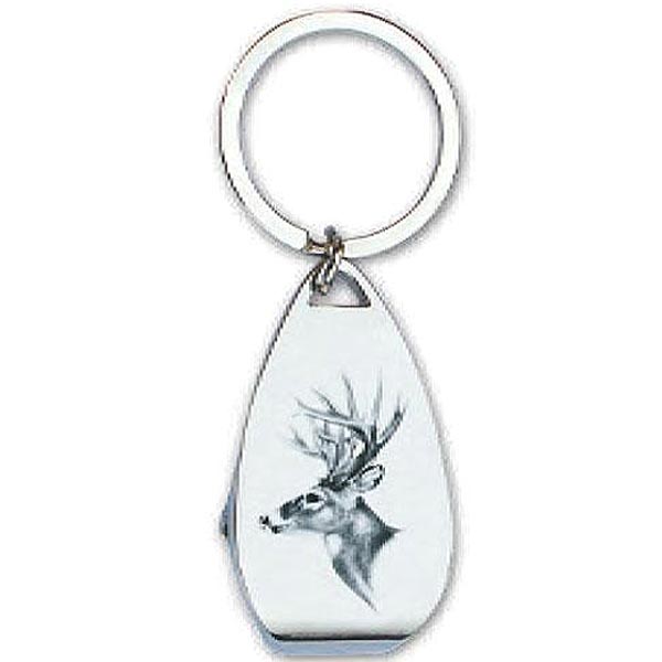 Klíčenka s otvírákem pro myslivce – jelen