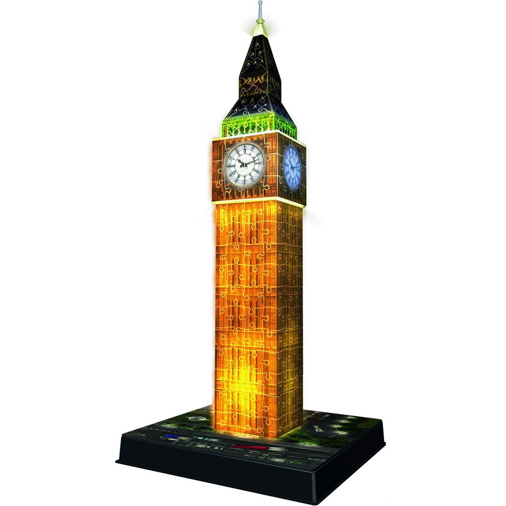 3D puzzle noční edice - Big Ben 216 dílků