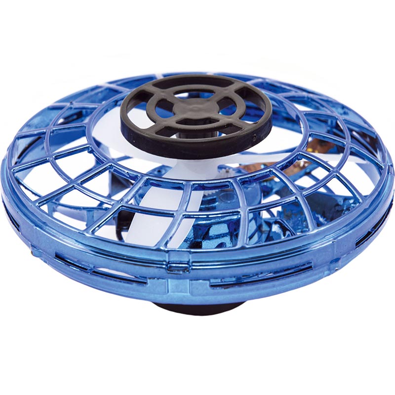 Ufo vracející se modré plast s USB kabelem