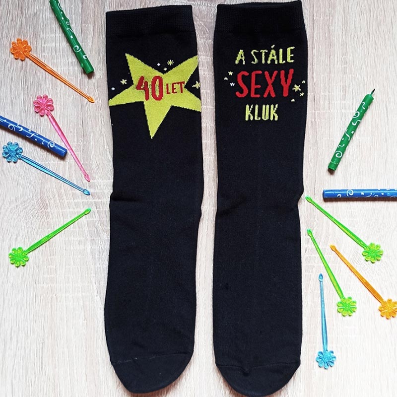Ponožky - 40 let a stále sexy kluk