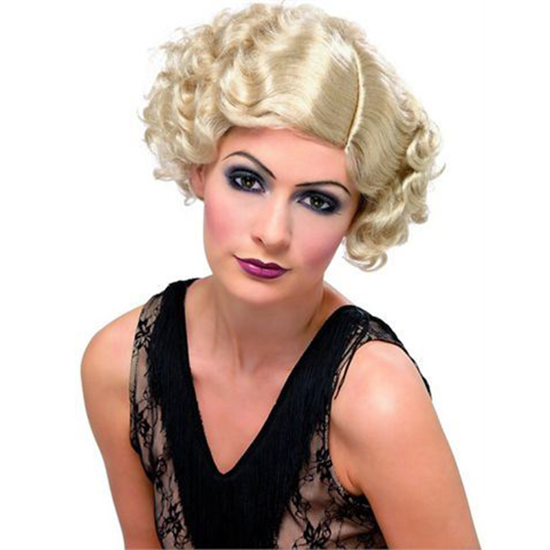 Paruka dámská - Flapper blond retro