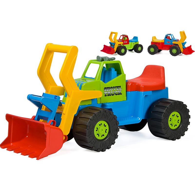 Odrážedlo bagr nakladač plast 74 cm