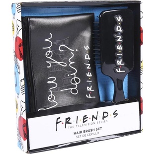 Set Friends - kartáč s kosmetickou taškou