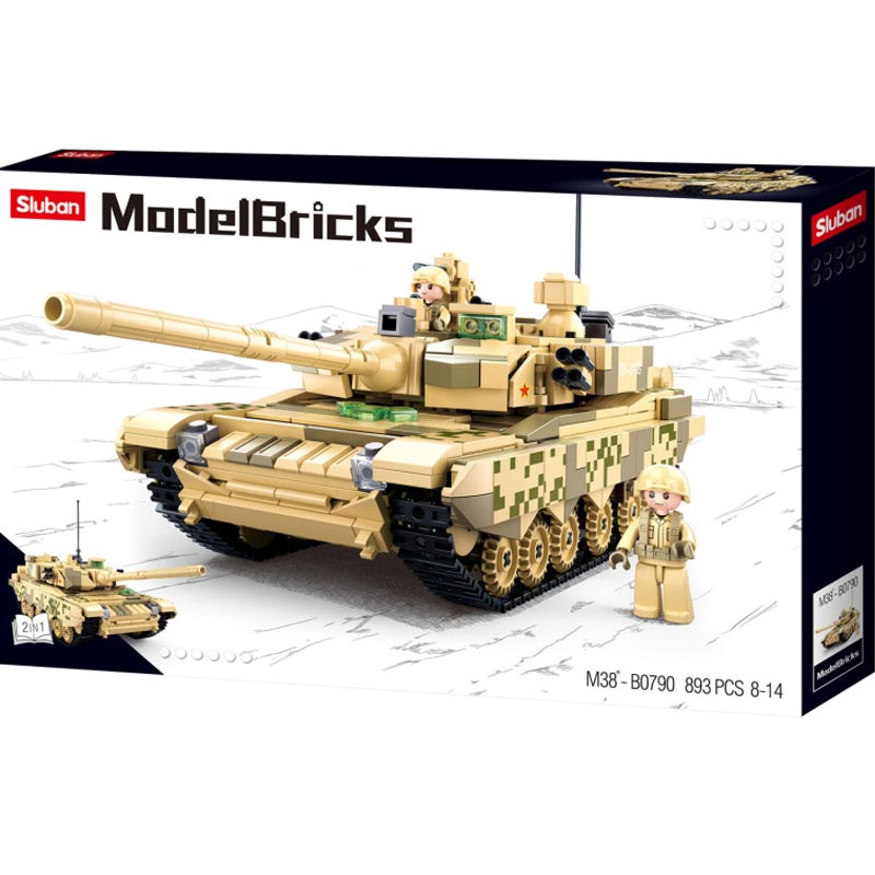 Stavebnice Sluban Model Bricks - Bitevní tank