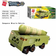 Stavebnice Qman Thunder Expedition Battle Car 8v1