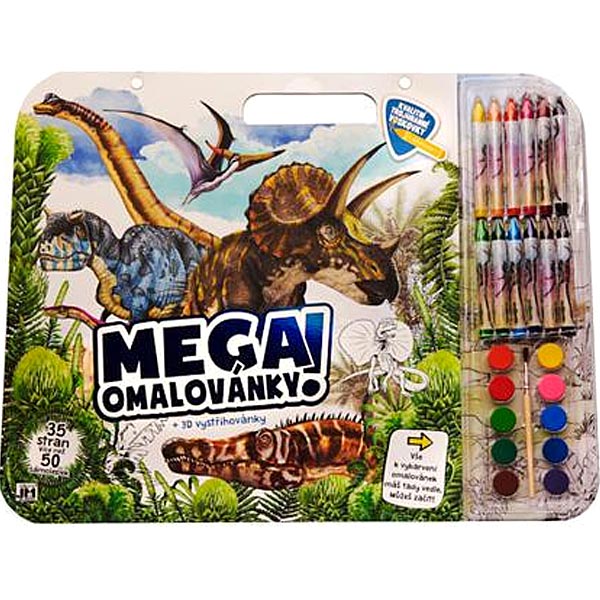 Dinosauři - Mega omalovánkový set