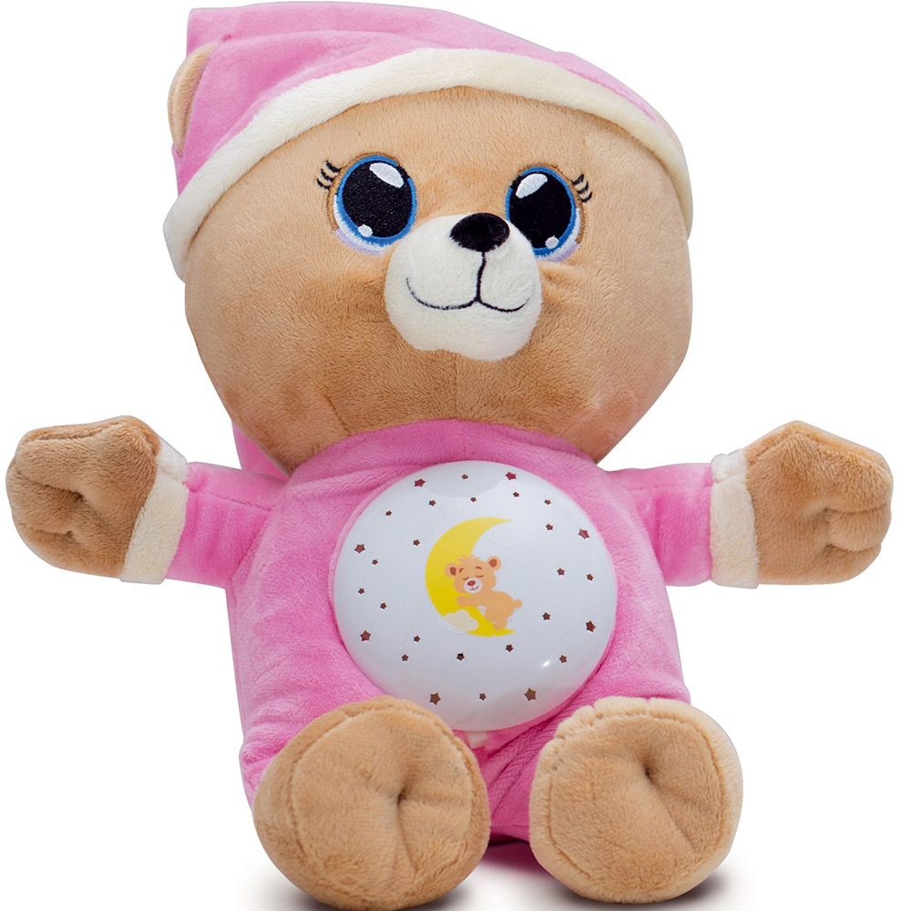 Plyšový medvídek usínáček 32 cm růžový