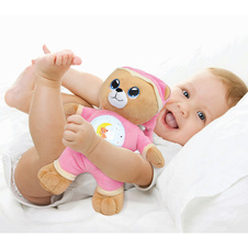 Plyšový medvídek usínáček 32 cm růžový