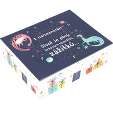 Hrací krabička k narozeninám - Dinosauři