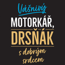 Hrnek - Vášnivý motorkář, drsňák s dobrým srdcem