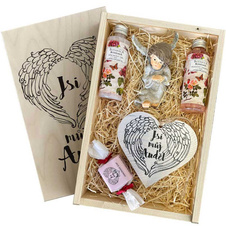 Dárková dřevěná bedna – Jsi můj anděl