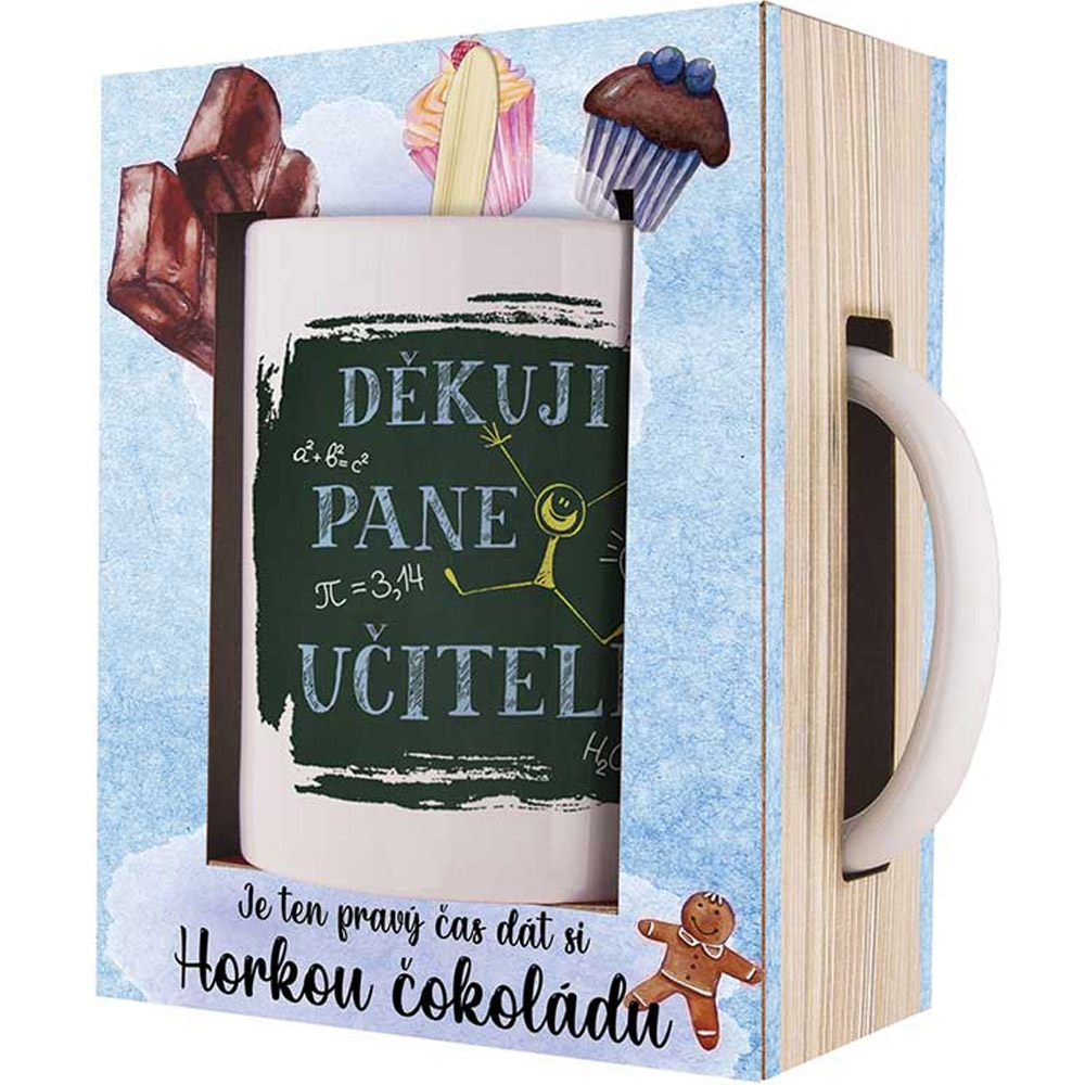 Hrnek a horká čokoláda - Děkuji pane učiteli