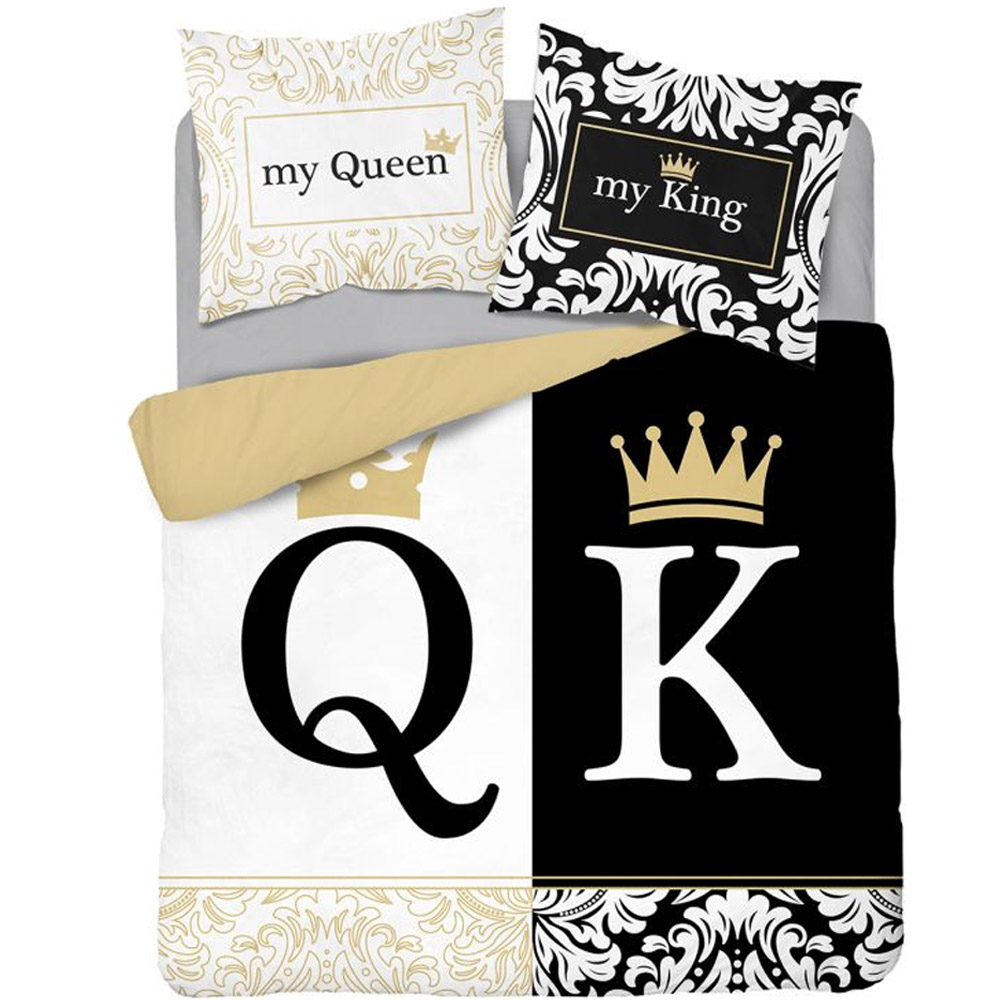 Francouzské povlečení My King and My Queen