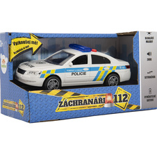 Auto policie 15 cm na setrvačník - zvuk a světlo