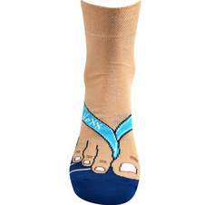 Pánské trendy ponožky - modré žabky