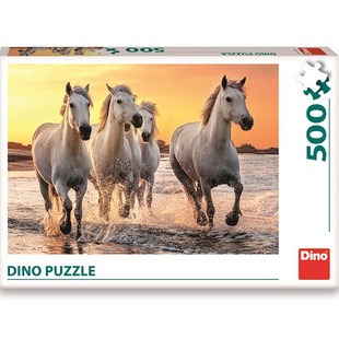 Puzzle 500 - Koně v příboji