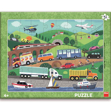 Deskové puzzle 40 - Dopravní prostředky
