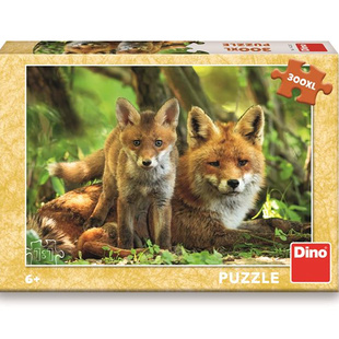 Puzzle 300 XL - Liška s mládětem