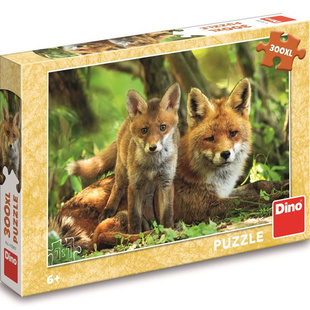 Puzzle 300 XL - Liška s mládětem