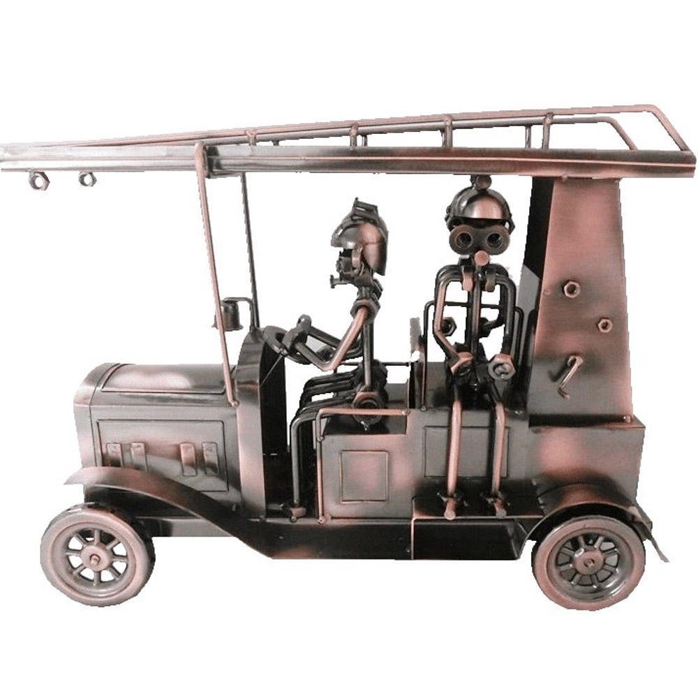 Kovový stojan na víno - Hasiči