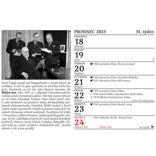 Cibulkův kalendář pro pamětníky 2023
