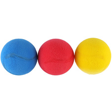 Soft míčky na softtenis pěnový průměr 7 cm 3 ks