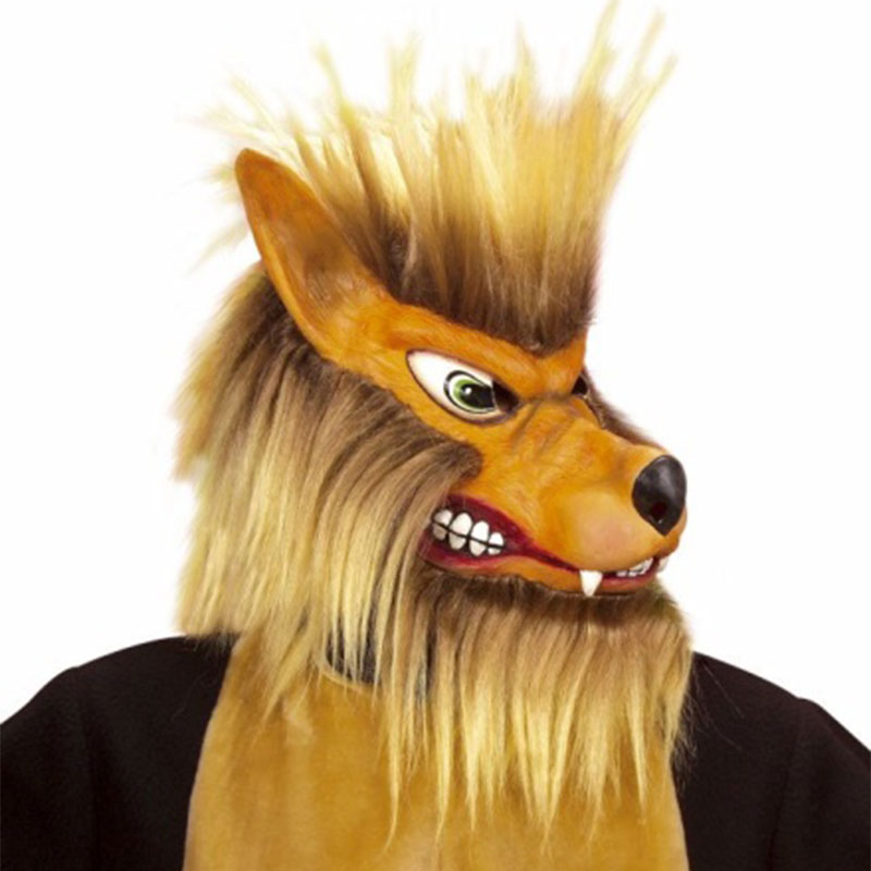 Karnevalová maska pro dospělé - Vlk s chlupy