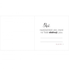 Kniha pro moji životní lásku