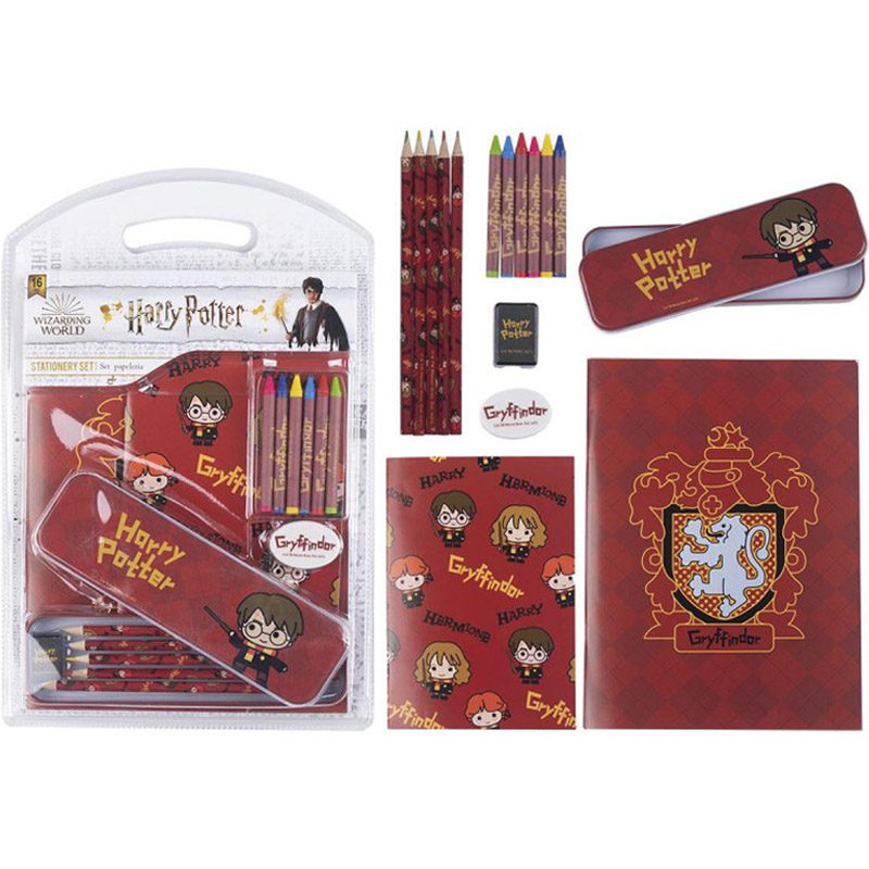 Set školních potřeb Harry Potter Nebelvír 7 předmětů