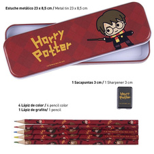 Set školních potřeb Harry Potter Nebelvír 7 předmětů