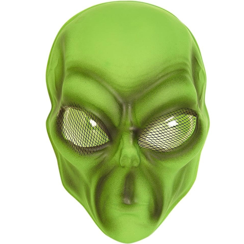 Plastová maska mimozemšťana